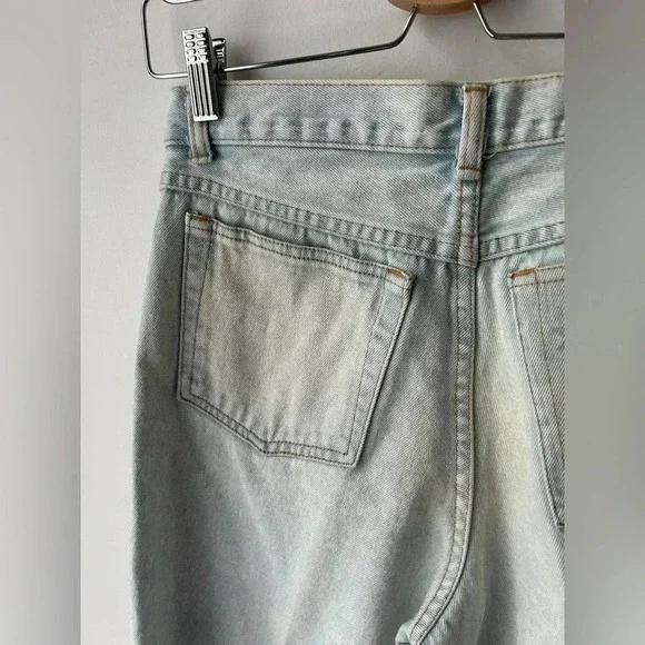 Vintage London Calling Jeans High Waist Tapered Light Wash Mom Jeans England - Picture 12 of 14